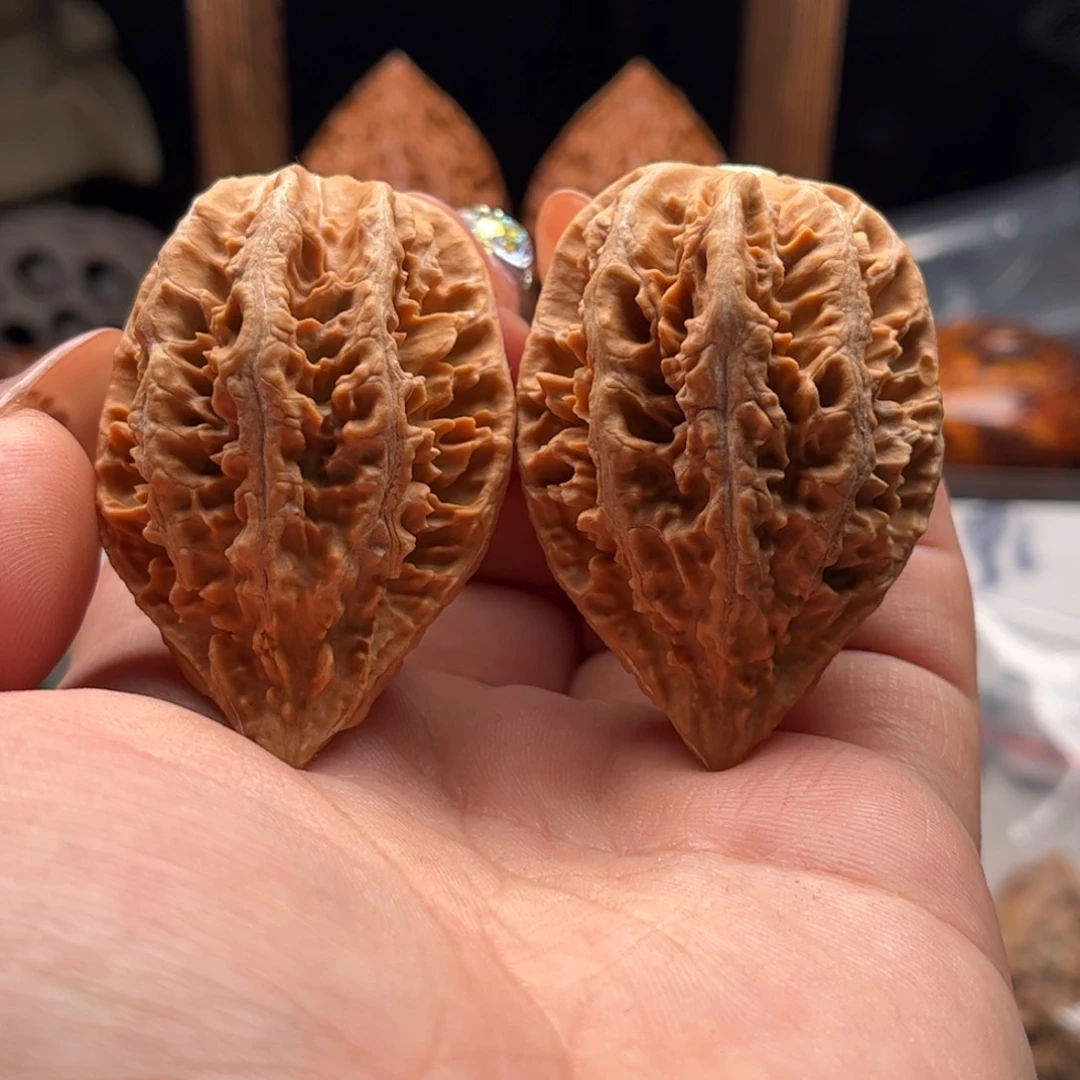 文玩核桃把件关东木子家楸大胖25