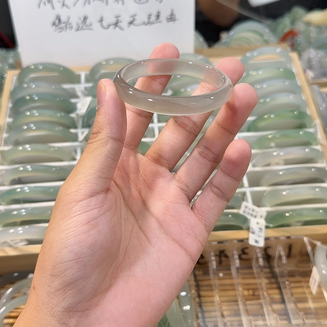 手镯玛瑙/玉髓未镶嵌圈口53.6