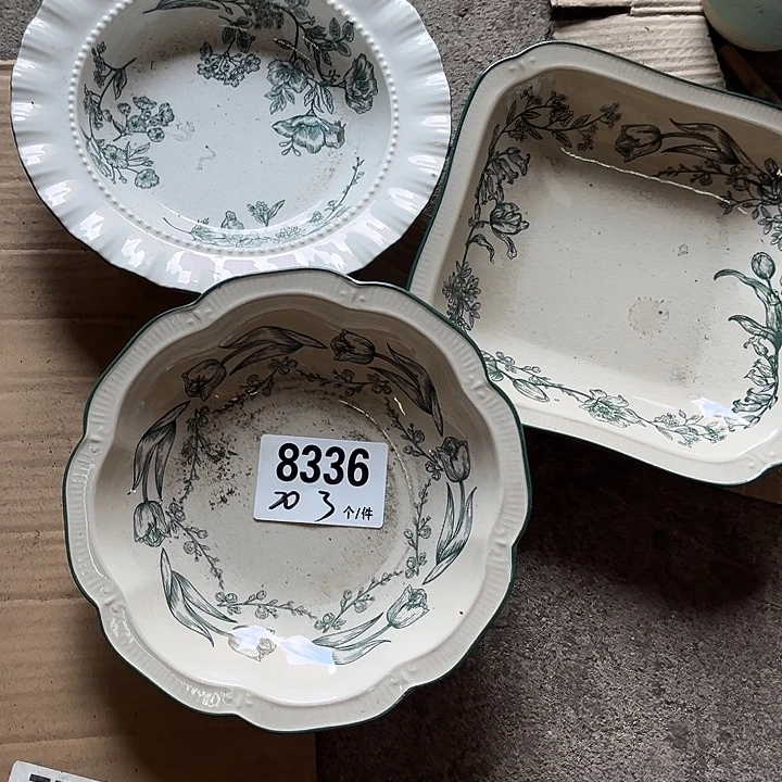 搪瓷微瑕外贸餐具8336