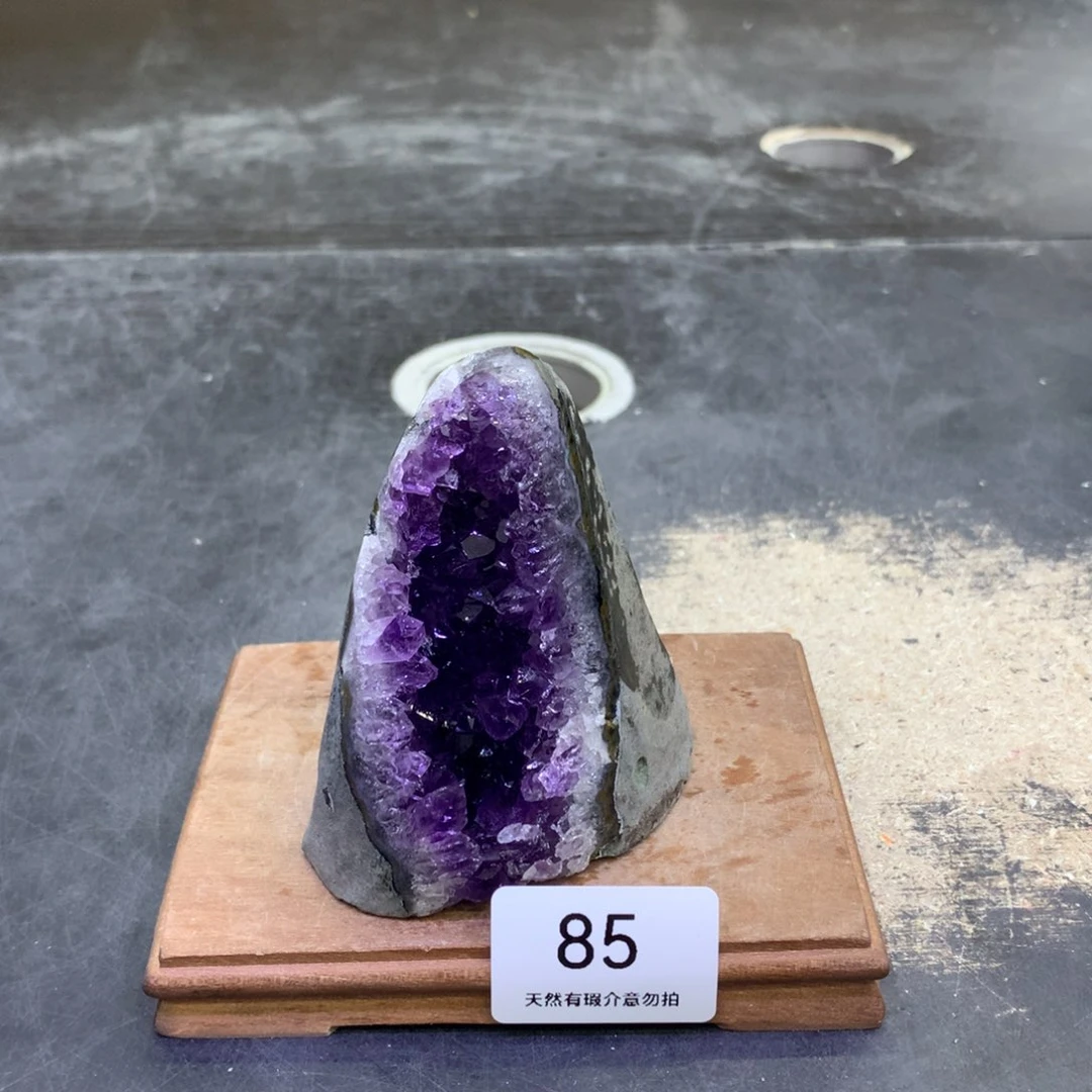水晶摆件未镶嵌紫晶85