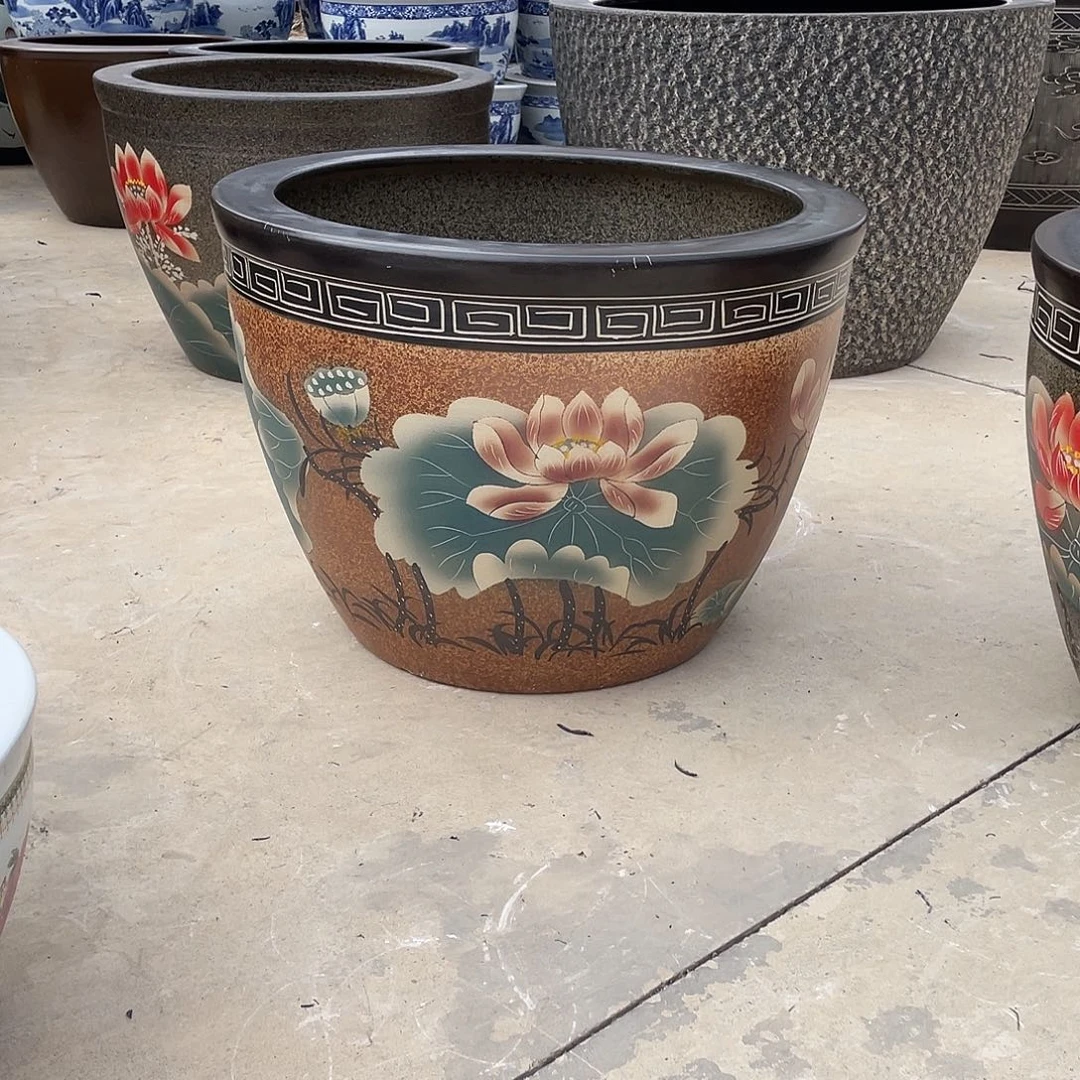 缸瓷器瓷器80高度55瓷器