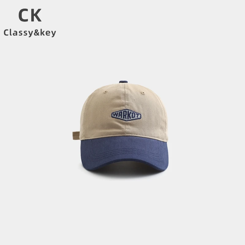 Classy key新加坡设计师联名款潮牌字母刺绣棒球帽女软顶鸭舌帽男