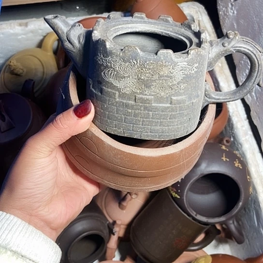 茶壶紫砂深**＊全手工制作宜兴紫砂壶