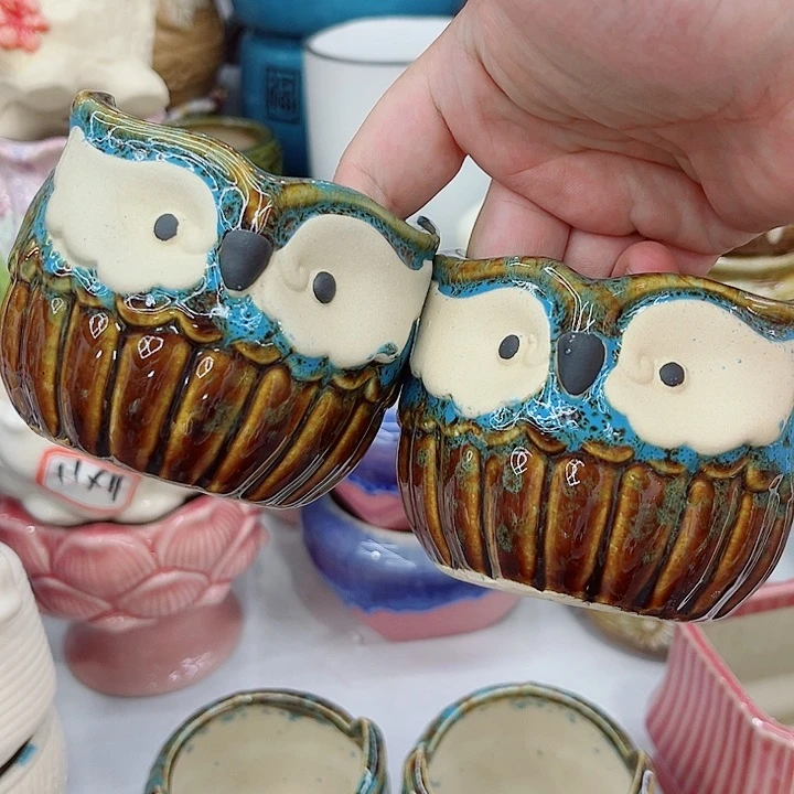 多肉植物陶瓷花盆9.99包邮