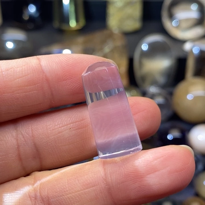 【闪购商品】粉水晶吊坠未镶嵌水晶