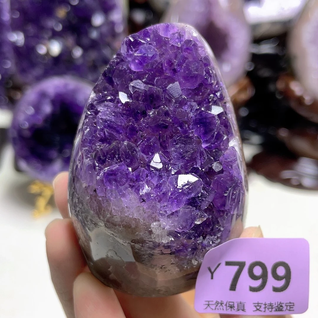 摆件未镶嵌紫晶晶震