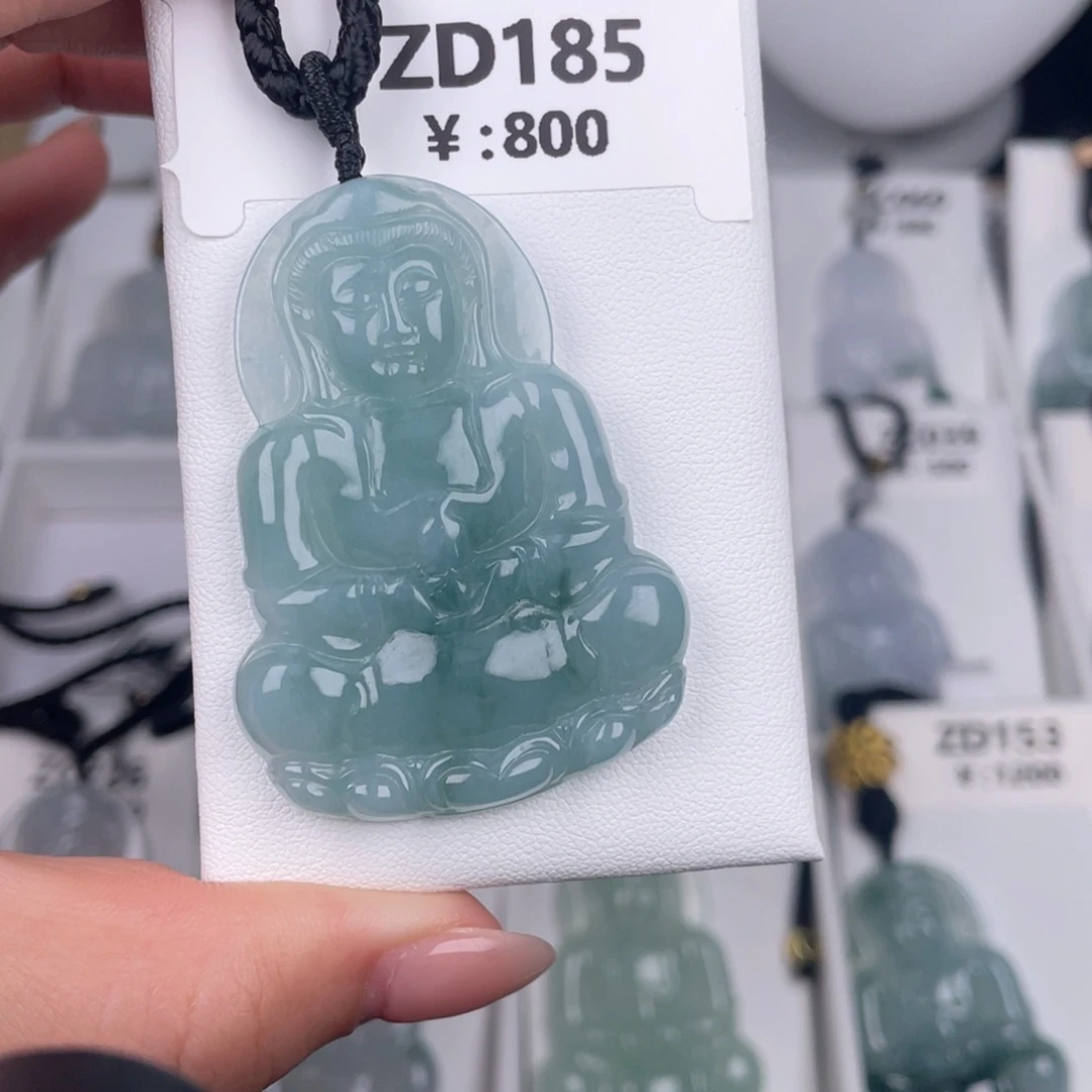 翡翠未镶嵌颈饰zd185