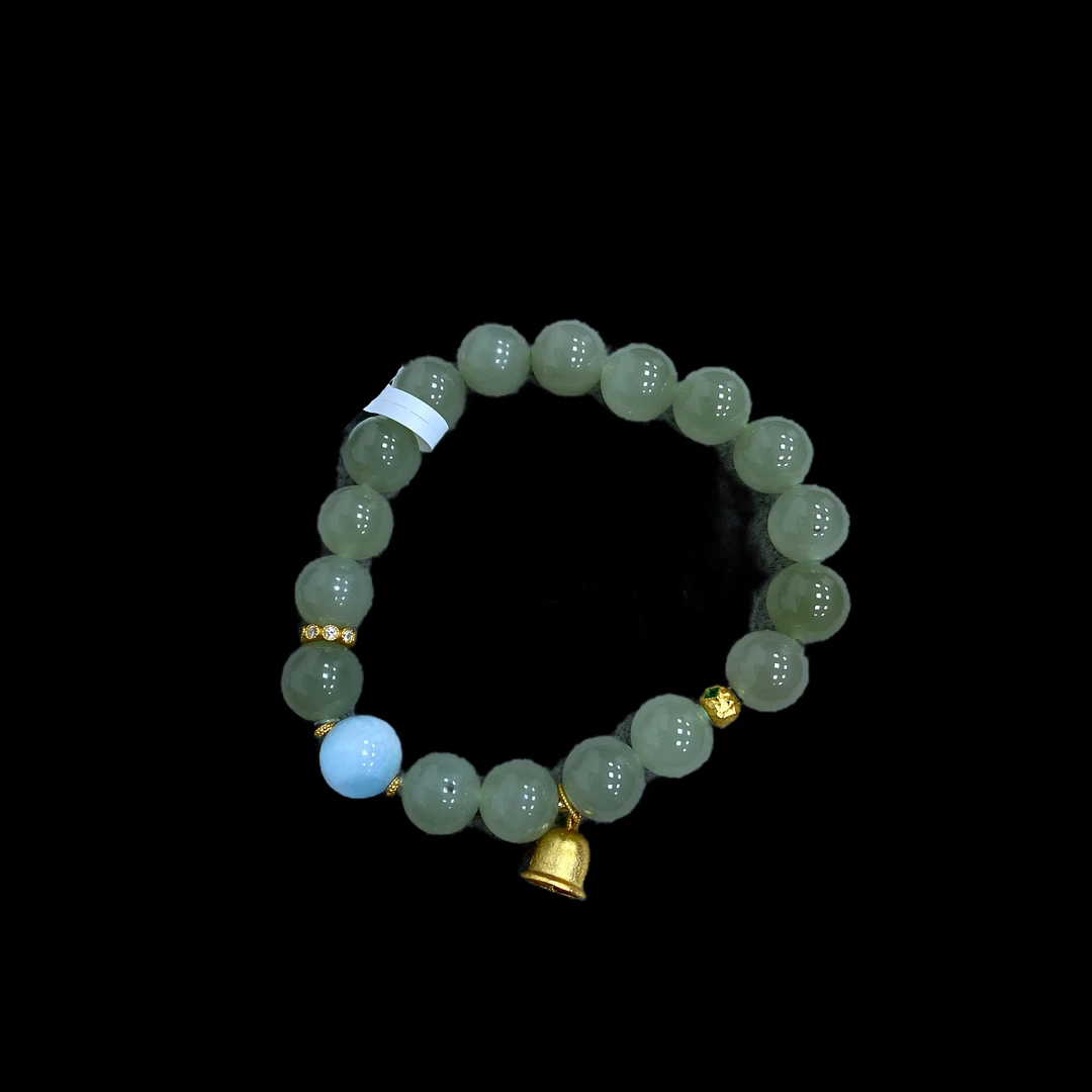 V7837和田玉手串（多样性发一）