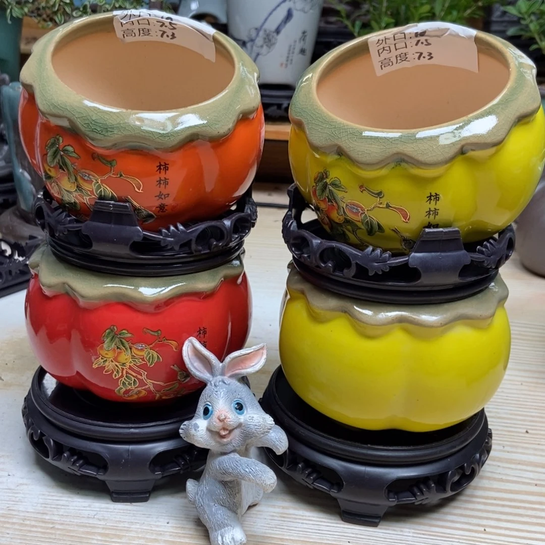 瓷片陶瓷花盆陶瓷艺术