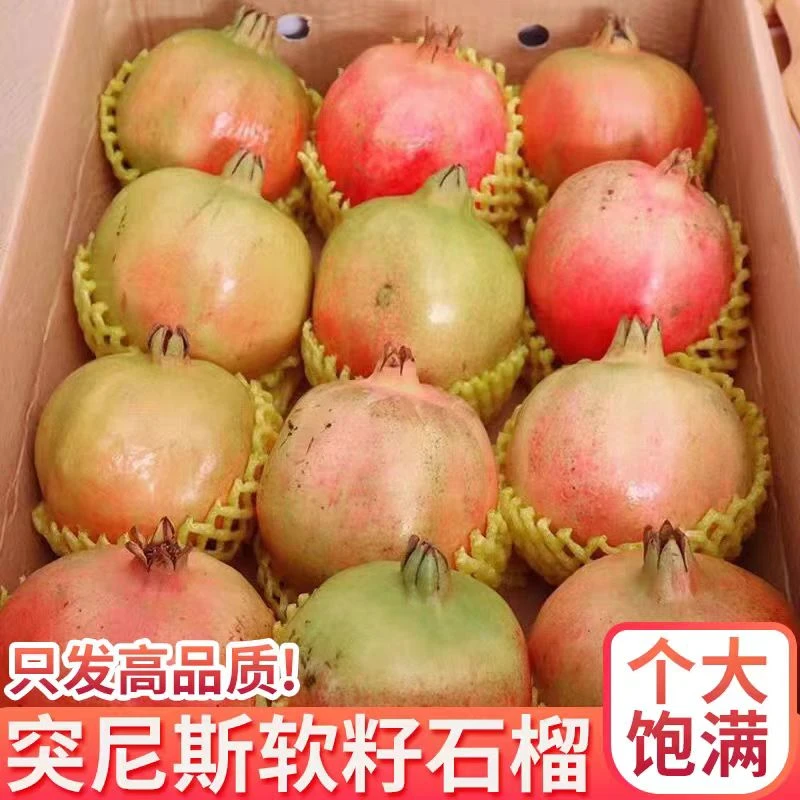 四川会理软籽石榴新鲜当季水果鲜甜多汁饱满