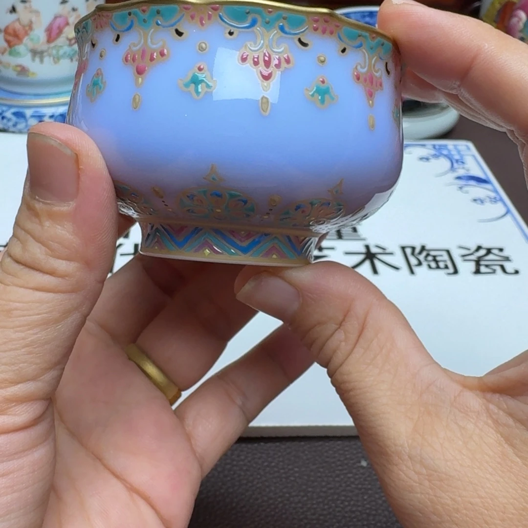 景德镇手工手绘展示