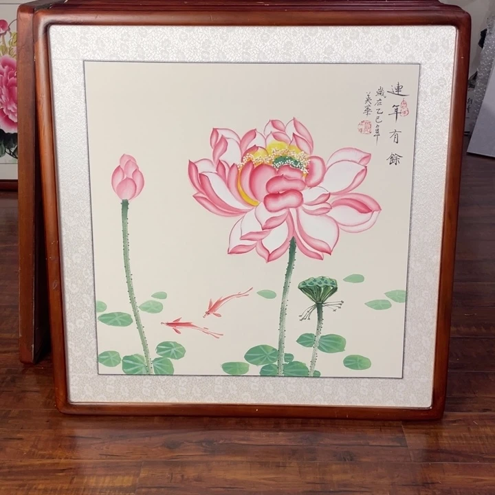 国画带框尺寸63*63厘米
