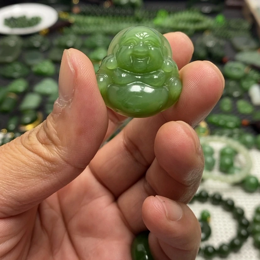 【闪购商品】和田玉（碧玉）颈饰未镶嵌你**天