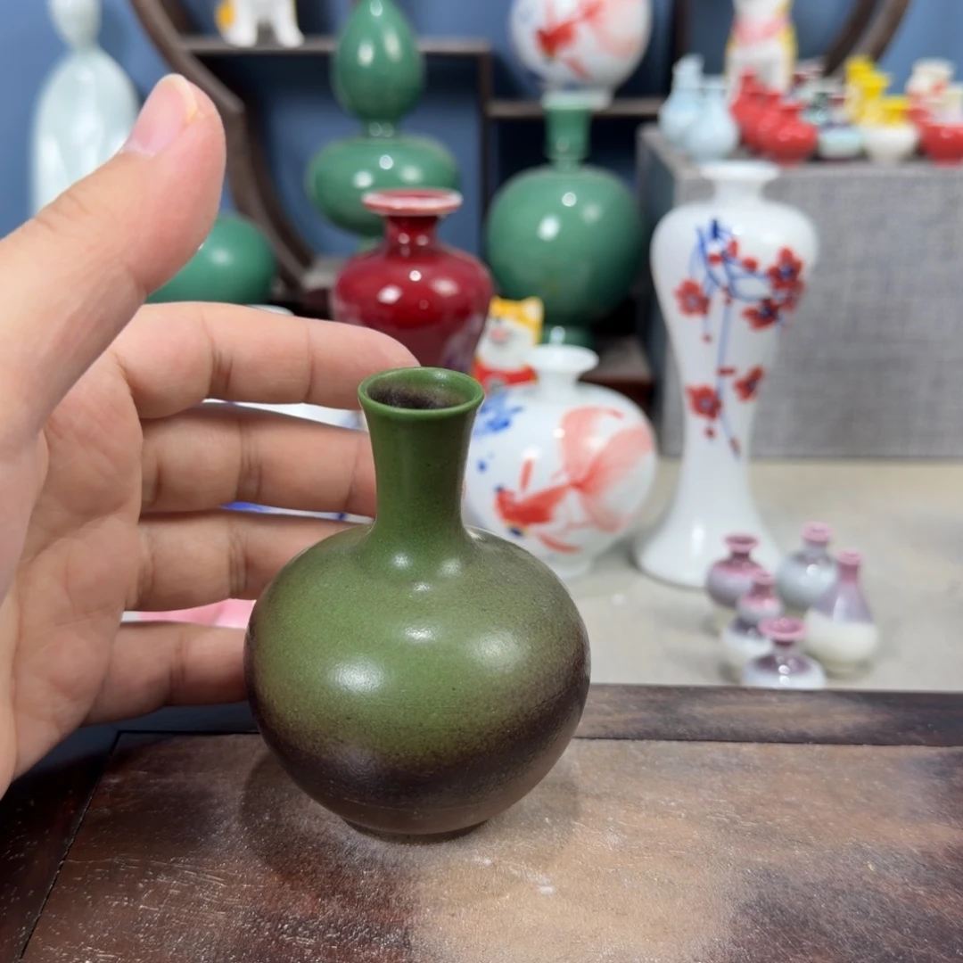 陶瓷手工小花器摆件