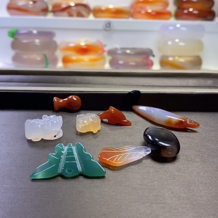 玛瑙/玉髓颈饰未镶嵌8个10米