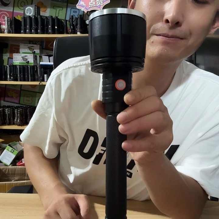 21700并联电池手电铝合金无电池