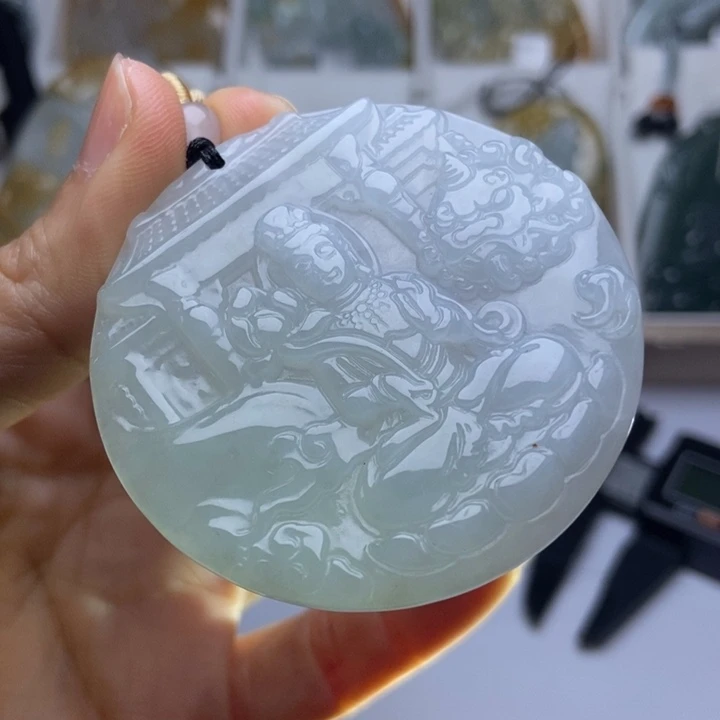 翡翠未镶嵌挂件翡翠