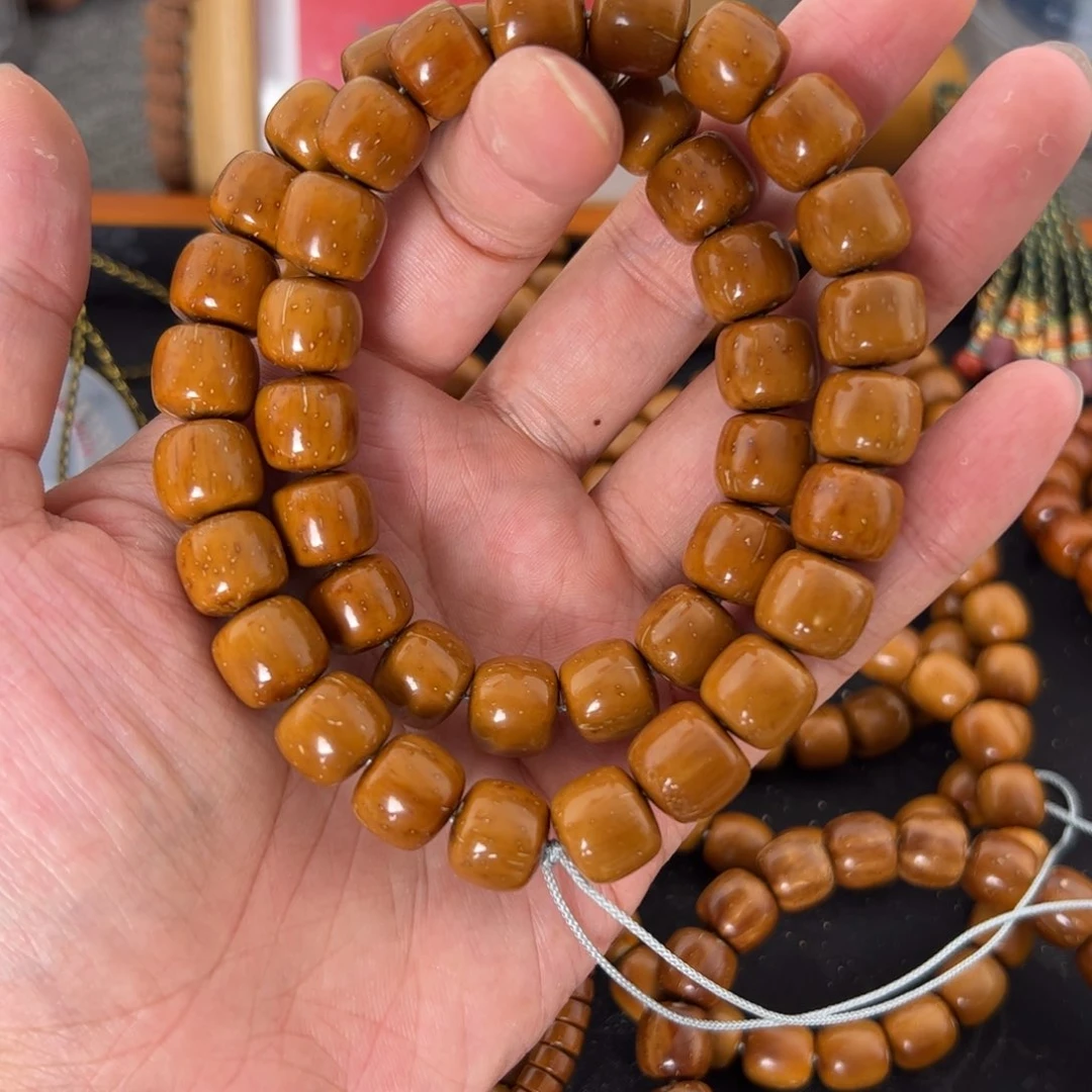 紫金鼠手串苍*半实心老型黄金甲