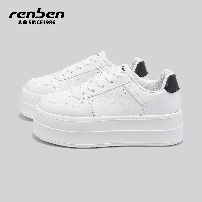 人本官方旗舰店厚底常规ins风增高休闲鞋韩版夏日甜美风学生时尚