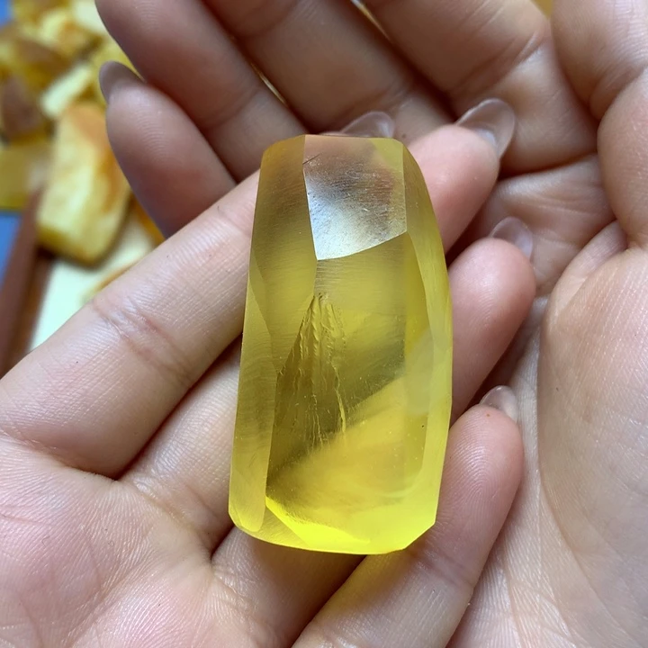 未镶嵌定制琥珀呦**奶蜜蜡工坊原石定制