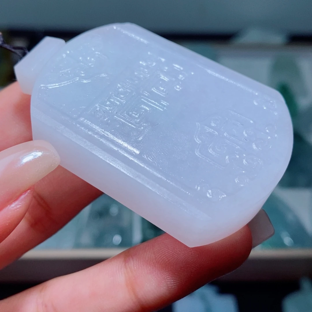 定制翡翠未镶嵌定制毛货翡翠挂件