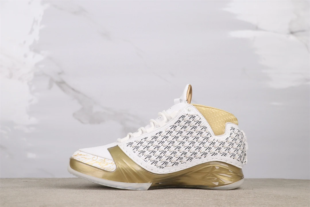 AJ23白金运动鞋篮球鞋耐磨减震鞋子男鞋高帮白色男子跑鞋透气时尚