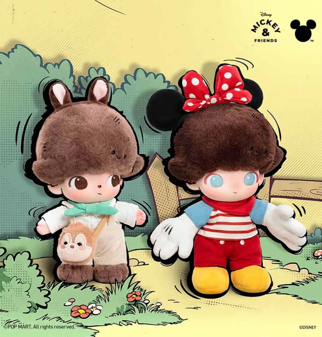 【大王代拆】DIMOO WORLD × Disney挂件搪胶毛绒钥匙扣盲盒