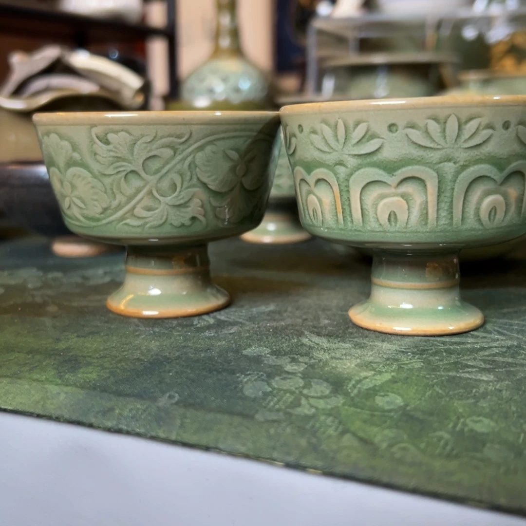 里*耀州窑手工主人杯