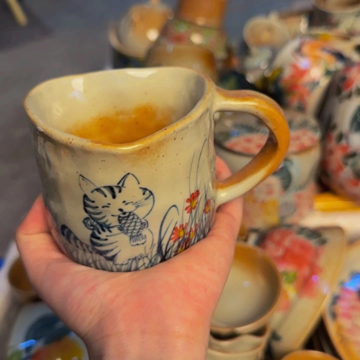 瓷片景德镇陶瓷手工手绘