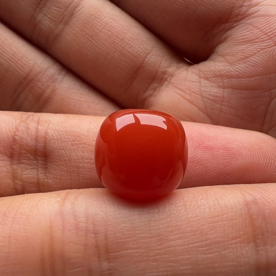 南红玛瑙未镶嵌老型13.5x12.5