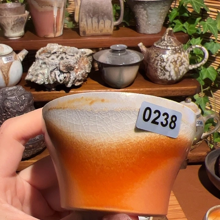 高***月囍茶精品柴烧茶具/摆件AAAA 238