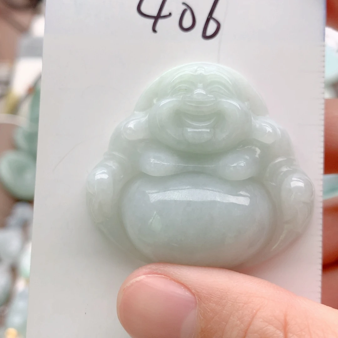 翡翠未镶嵌颈饰吊坠