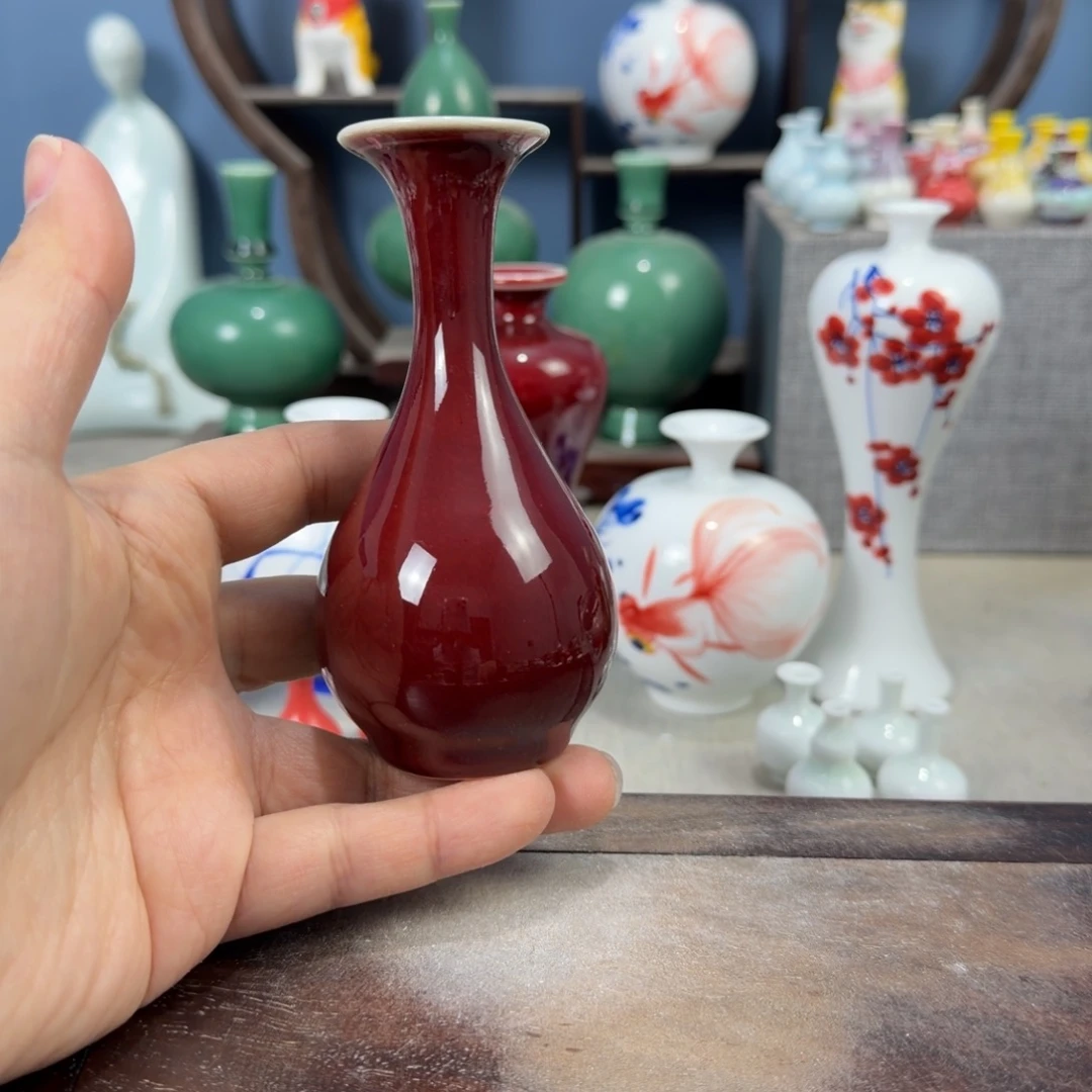 陶瓷手工小花器摆件