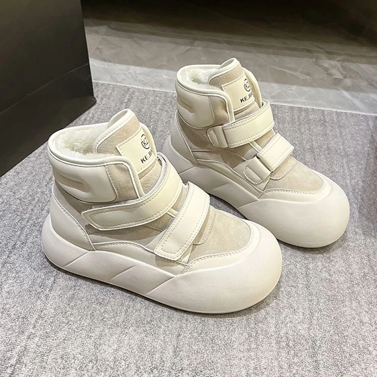 断码高帮棉鞋女冬季加绒保暖时尚百搭休闲短靴子C78瑕疵介意勿拍