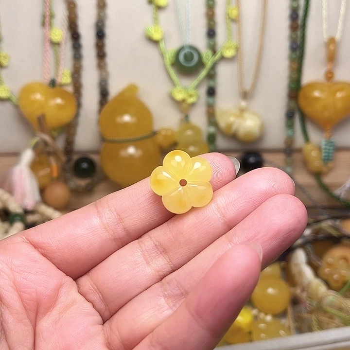 蜜蜡颈饰未镶嵌蜜蜡
