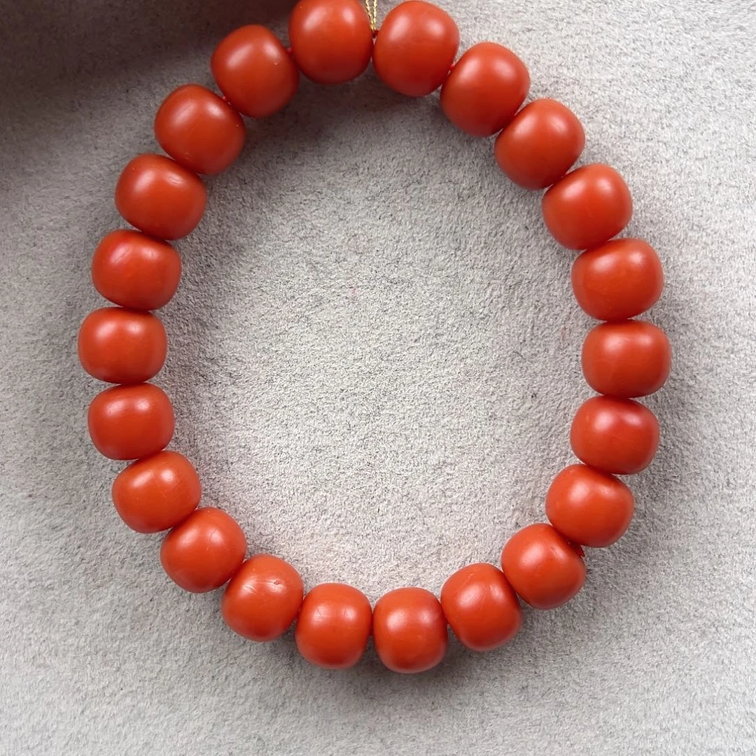 南红玛瑙手串未镶嵌