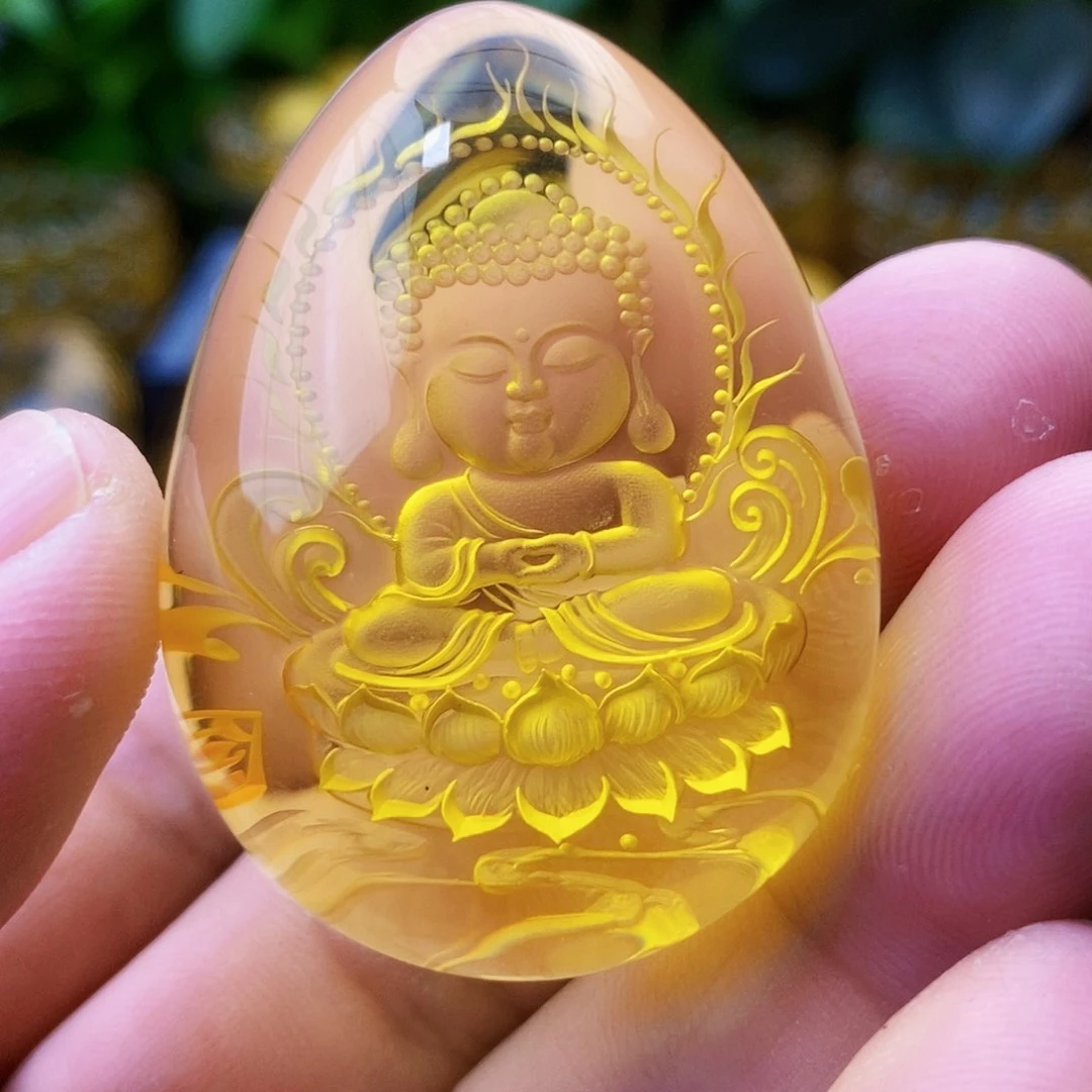【闪购商品】金珀吊坠(不含链)未镶嵌