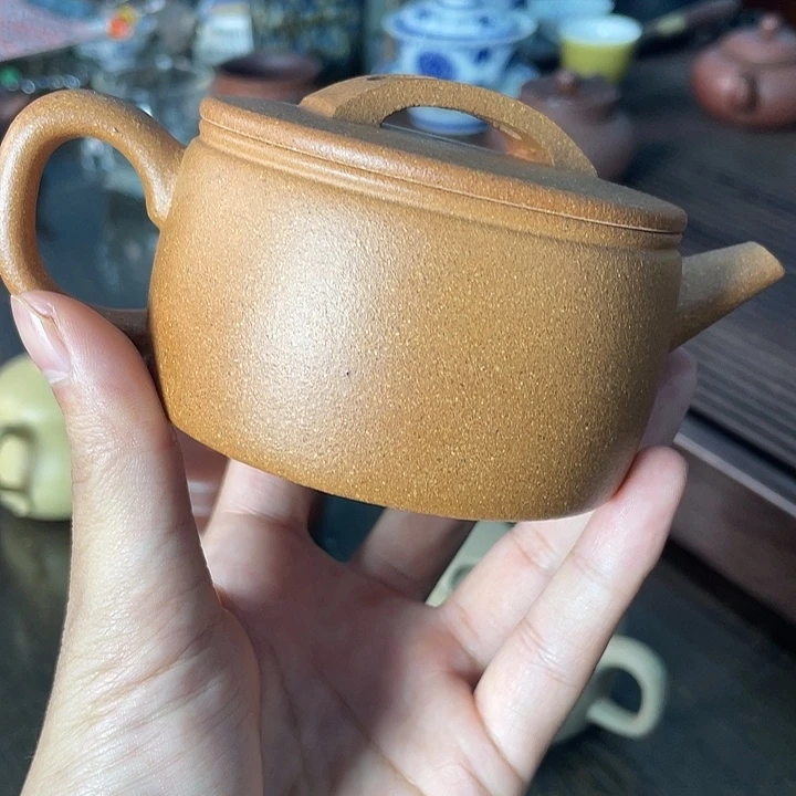紫砂茶壶宜兴原矿紫砂作品