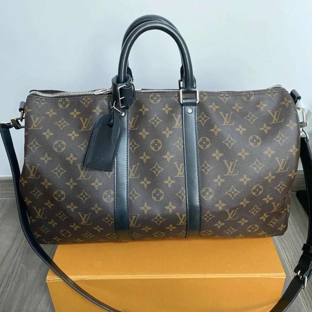 99新 LouisVuitton/路易威登 蔚蓝/keepall 45 旅行袋
