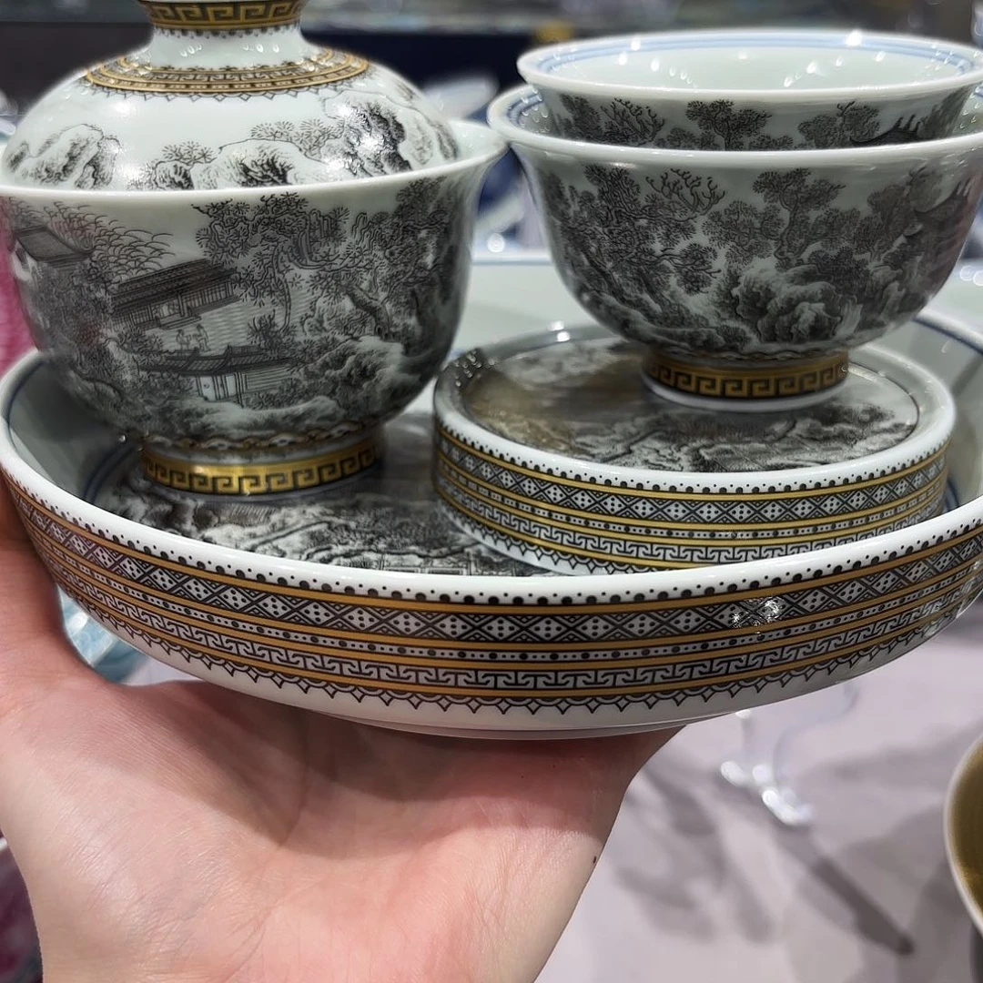瓷片景德镇瓷器和半手