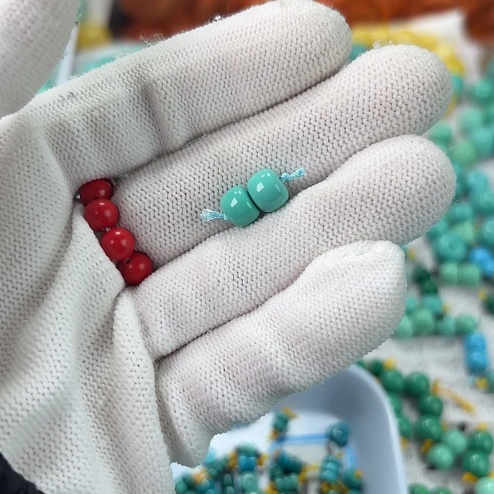 南红玛瑙未镶嵌手链绿松石