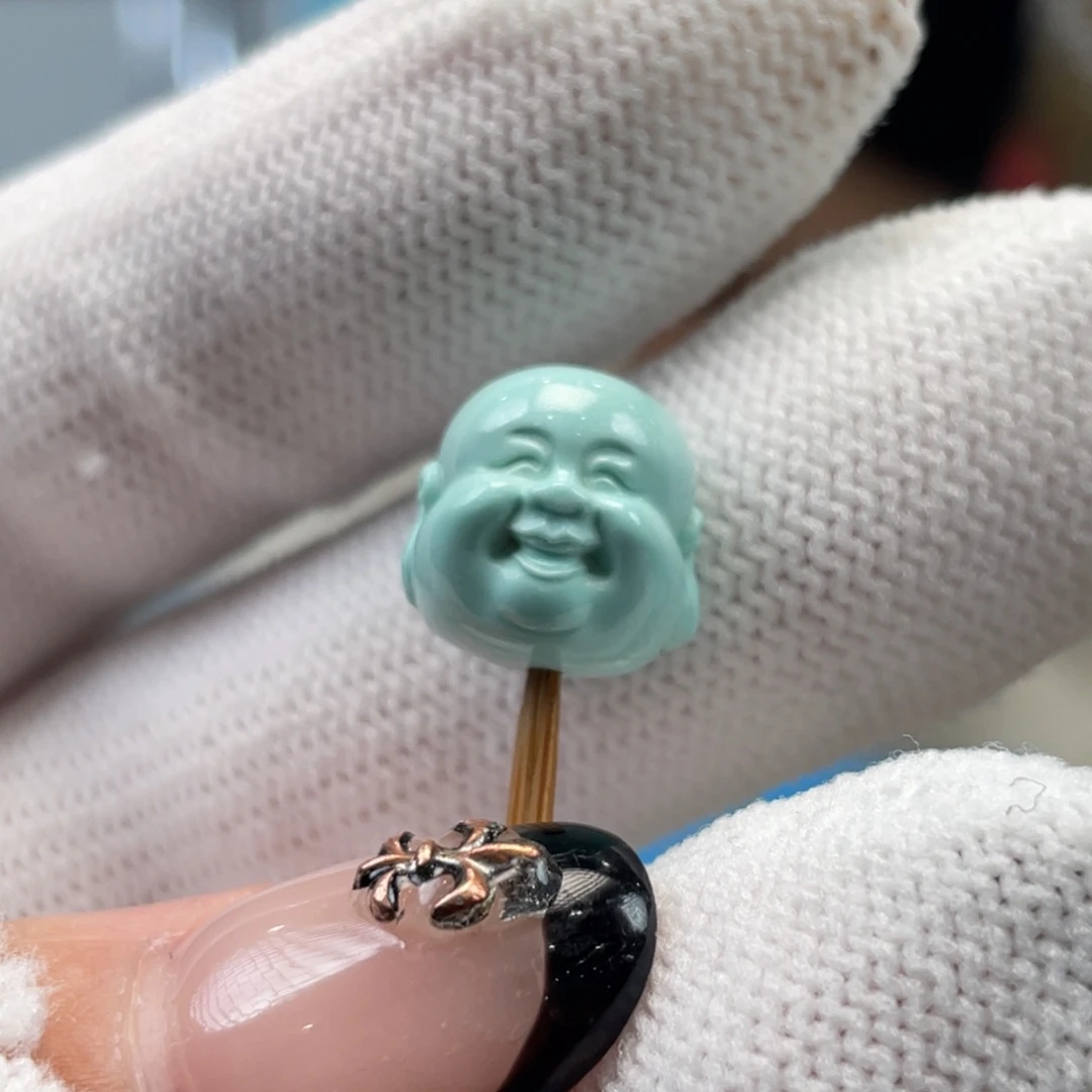 绿松石未镶嵌挂件