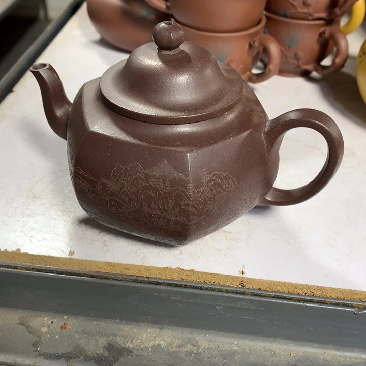 紫砂茶壶原矿手工324