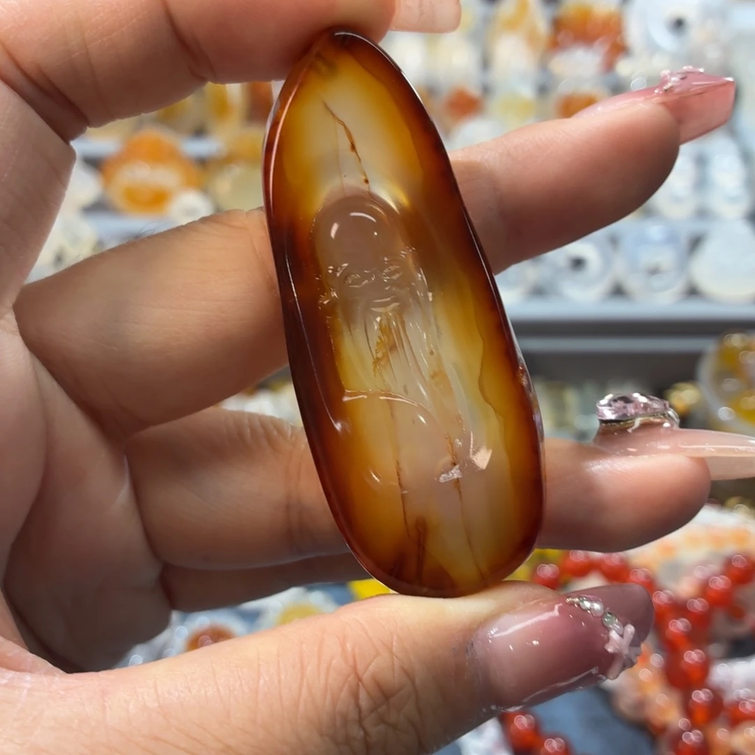 玛瑙/玉髓未镶嵌吊坠(不含链)