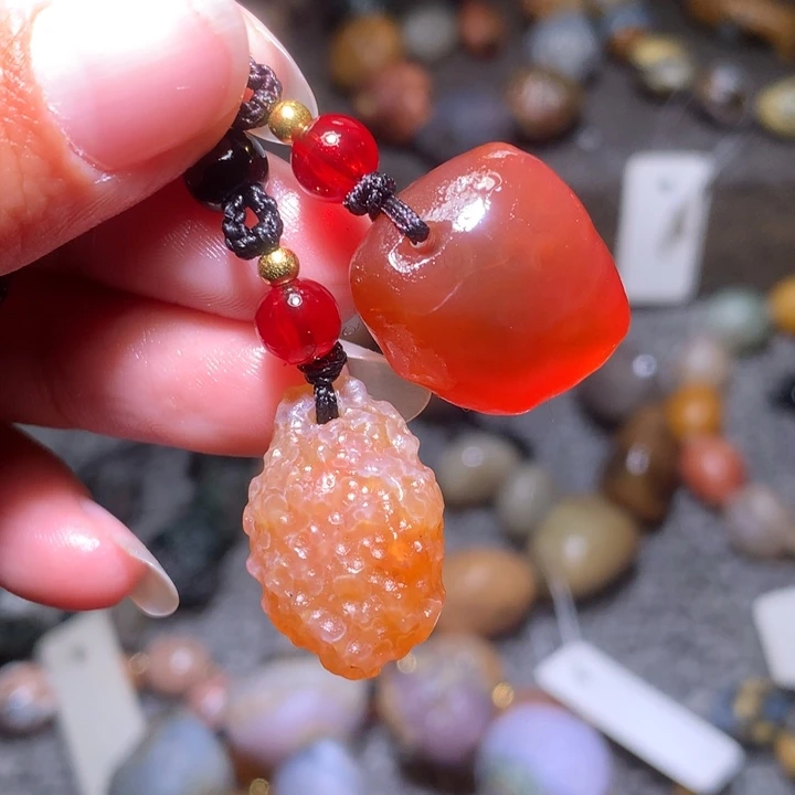 未镶嵌玛瑙/玉髓珠宝半成品