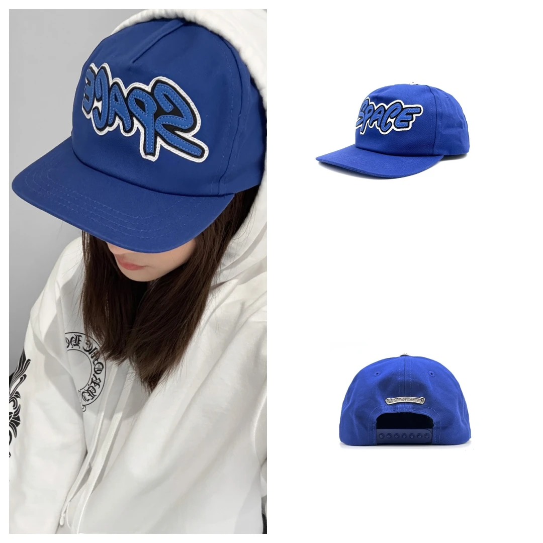 Chrome Hearts/克罗心Matty Boy Space贴皮棒球帽 蓝色