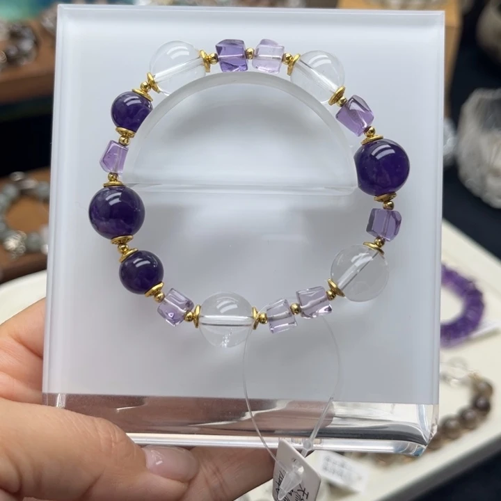 银S925镶嵌水晶手链