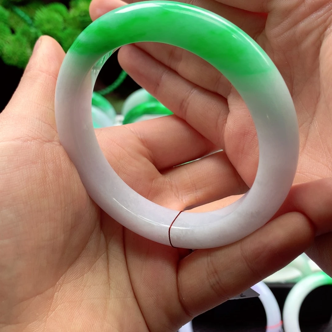 未镶嵌手镯翡翠洛*缅甸59.5圈口