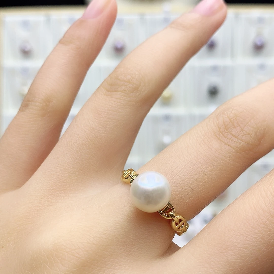 合金淡水珍珠颈饰