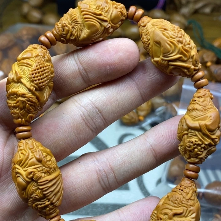 橄榄核手串/手链橄榄核雕工艺手串